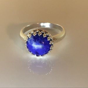 COPY - Lapis Stone sterling silver ring
